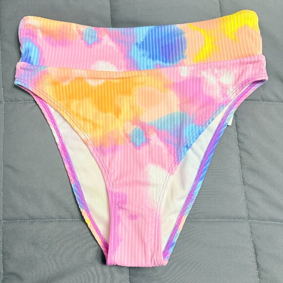 Salt + Cove Tie-Dyed Bikini Bottoms, Created for Macy's - Size: Small - NWT - Picture 1 of 11